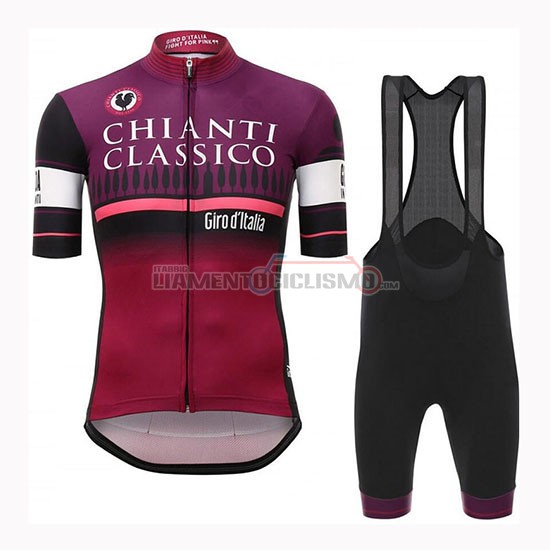 Abbigliamento Ciclismo Giro d'Italia Manica Corta 2019 Viola